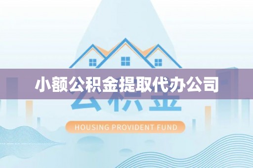 新竹小额公积金提取代办公司